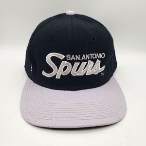 Vintage SAN ANTONIO SPURS Sports Specialties Script Fitted 7 1/2 Hat Cap NBA 80s